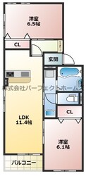 ガーデンレイーサの物件間取画像